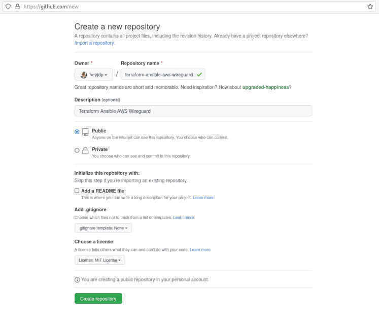 Start a new project with the same name in GitHub